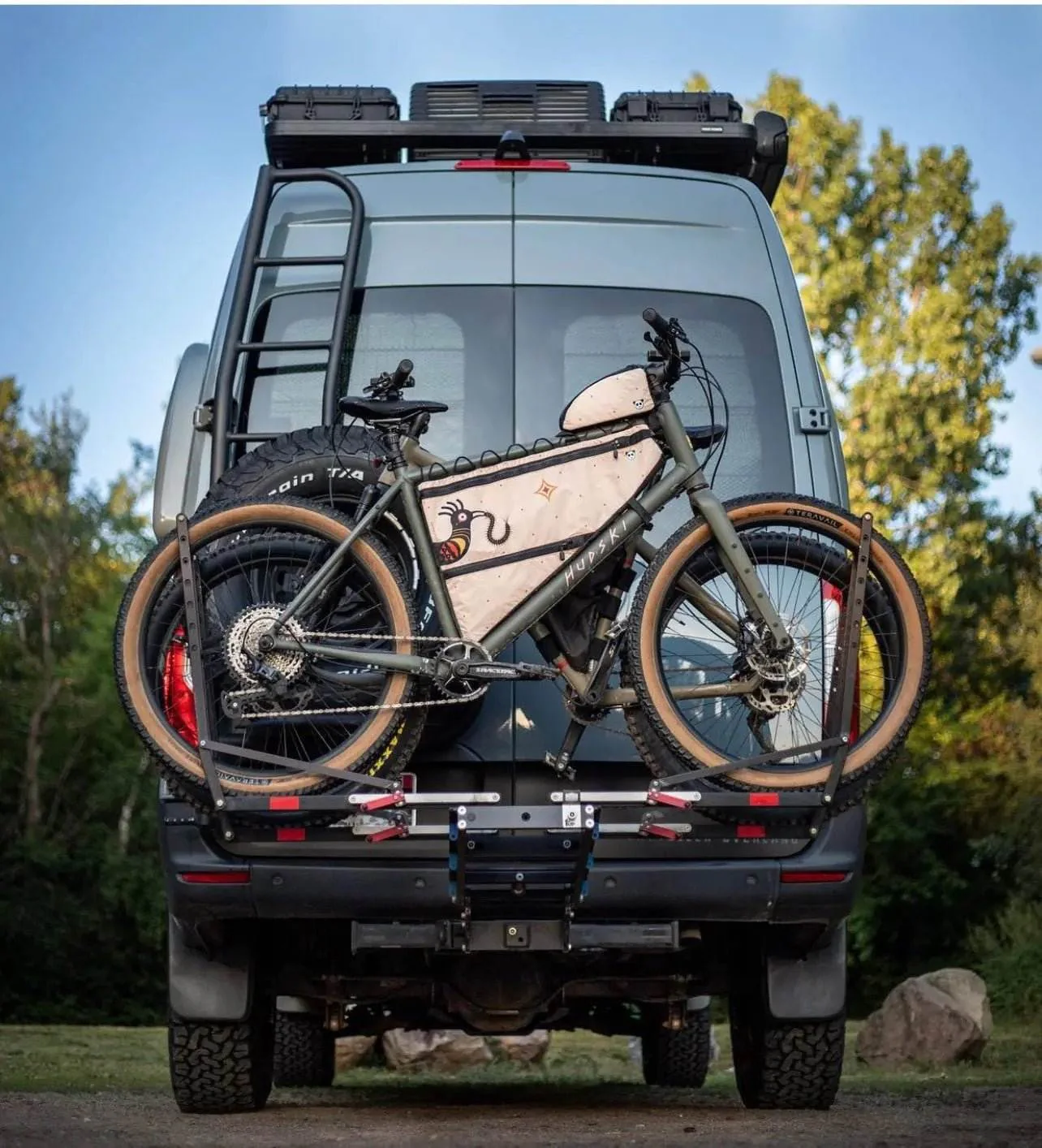 2" Super Duty Hitch Double Bike Rack - Image 3