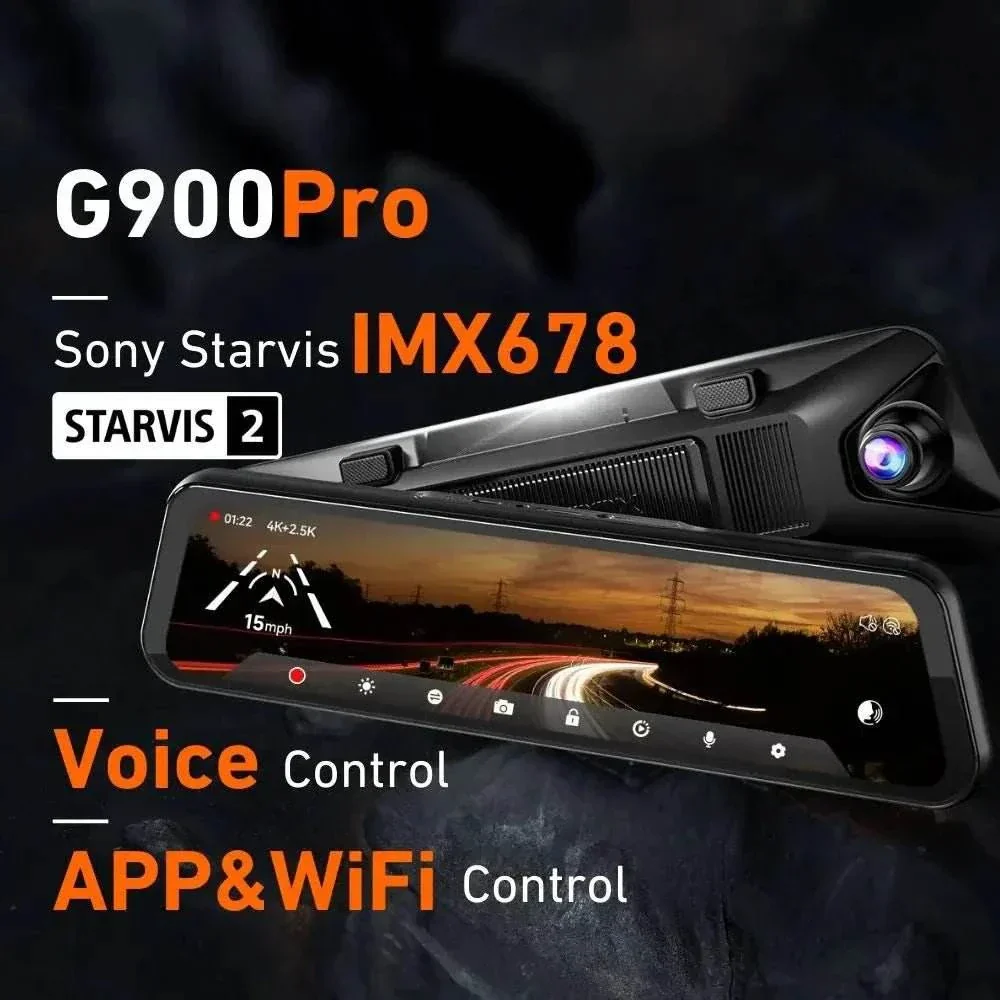 G900Pro Smart Rear View Mirror - Image 4