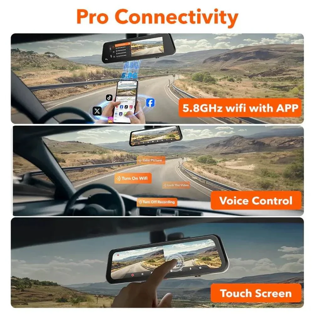 G900Pro Smart Rear View Mirror - Image 5