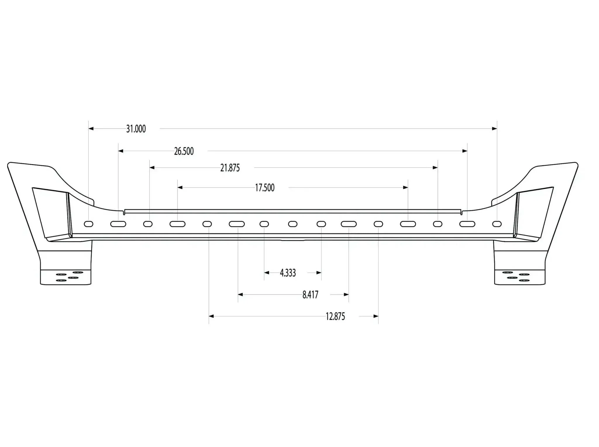 Grenadier Light Bar : Front Bumper - Image 6