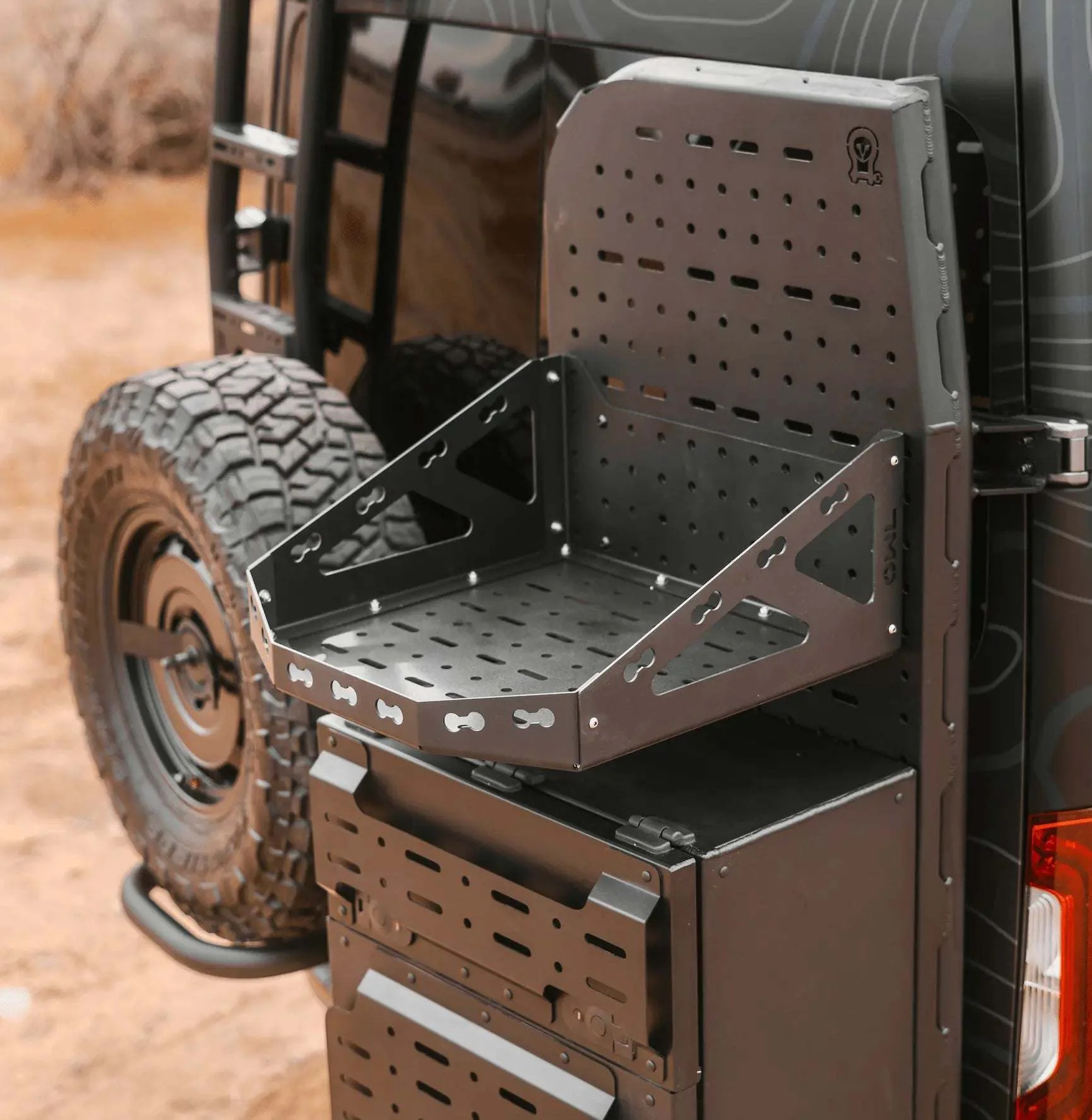 B2 Pro: Sprinter Rear Door Cargo Carrier & Bike Rack - Image 6