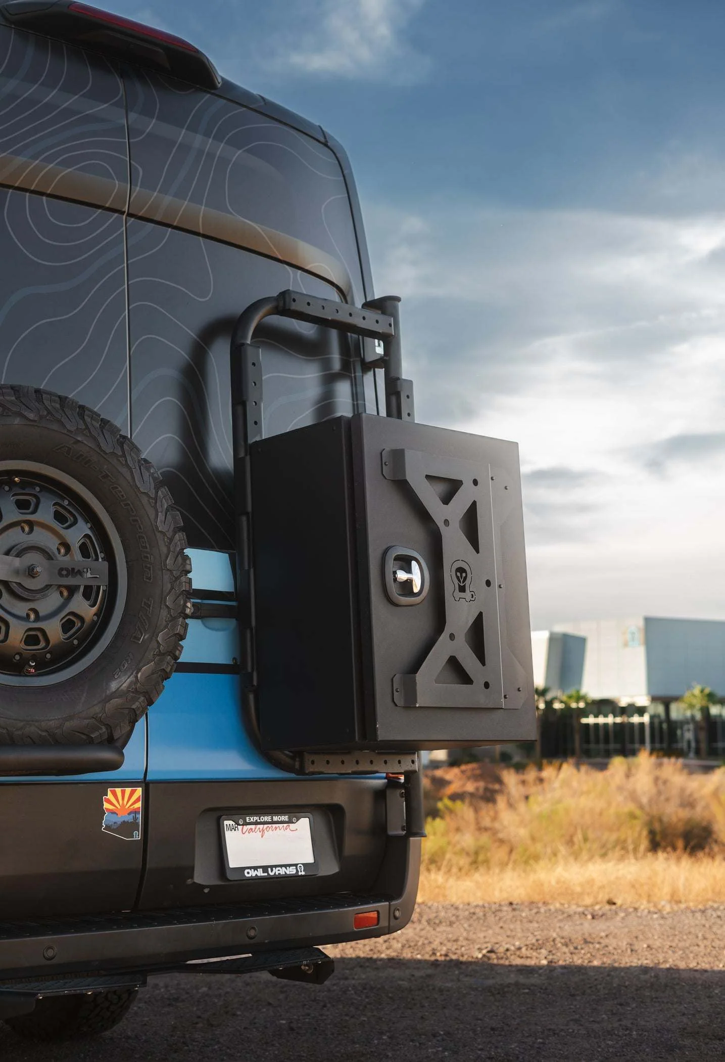 Transit Bike Rack and Box Carrier : Rear Door B2 Classic - Image 3