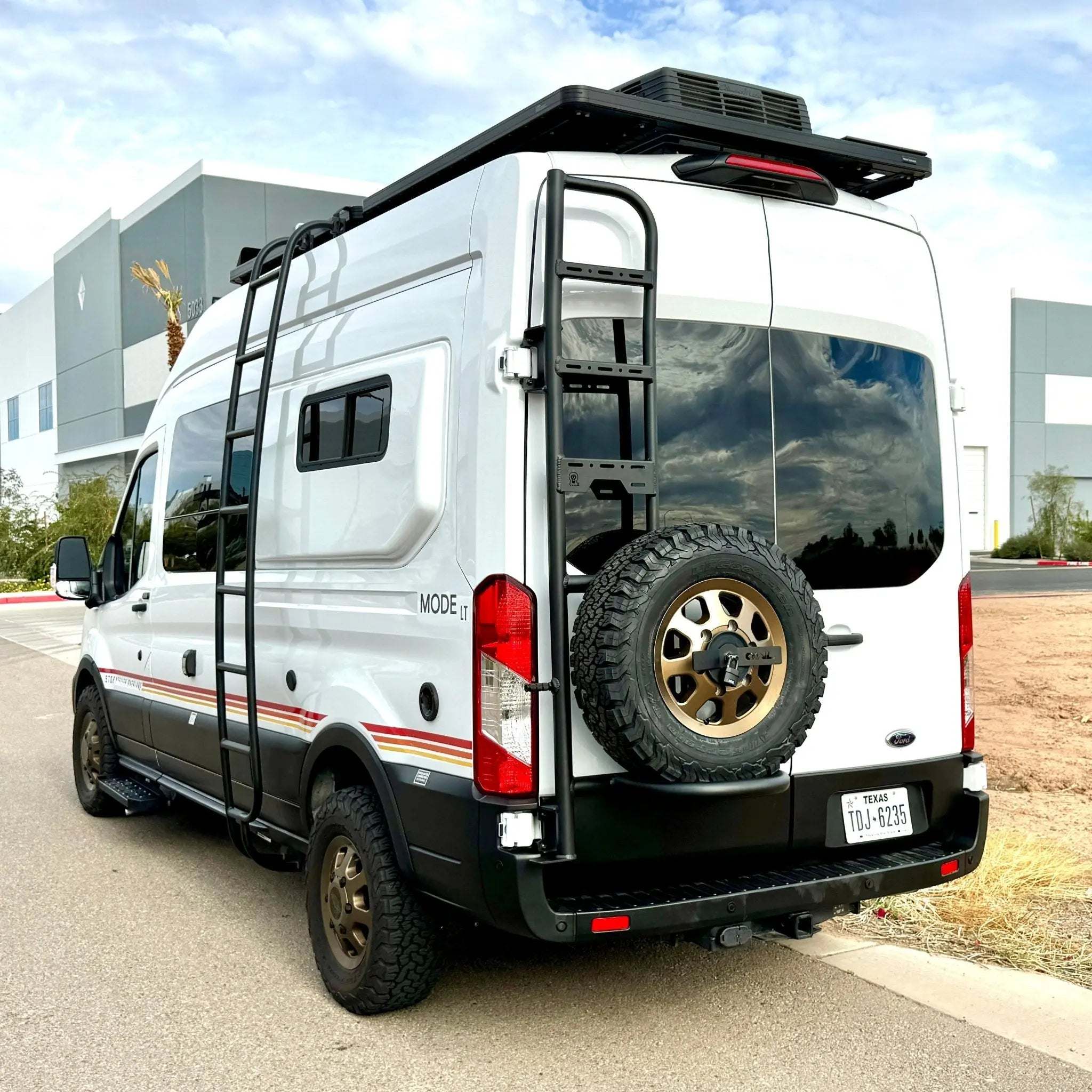 Transit Ladder + Tire Carrier: Explorer - Image 13
